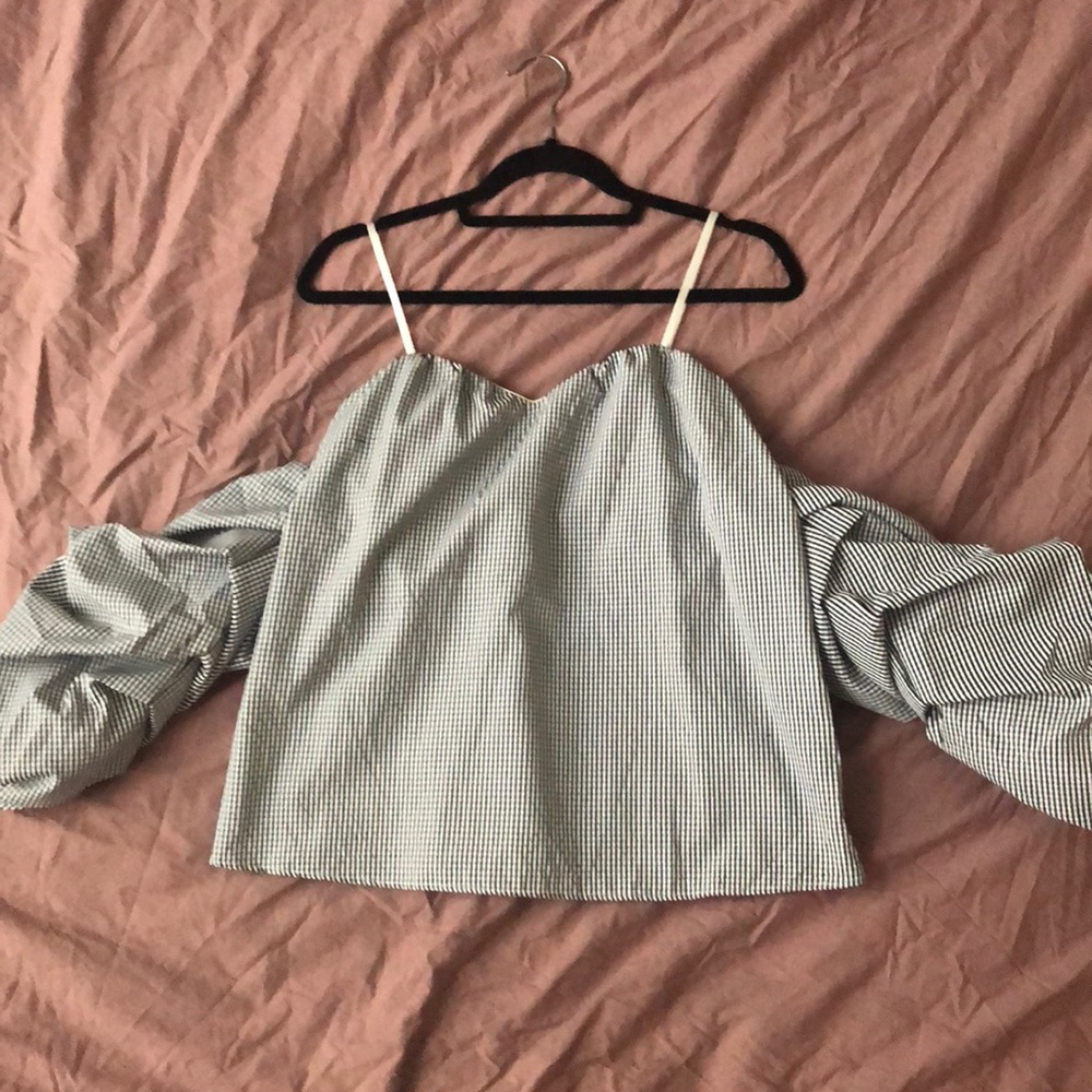 Bleuh Ciel Strapless Blouse